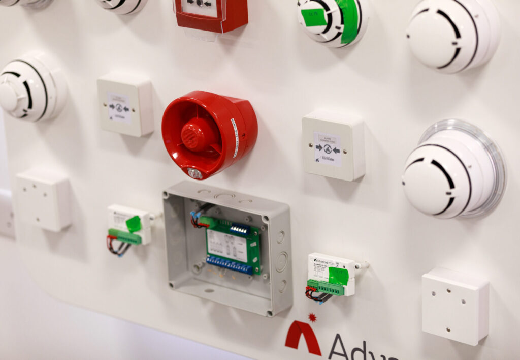 Several components of fire detection alarm systems, including sounders, detectors and call points