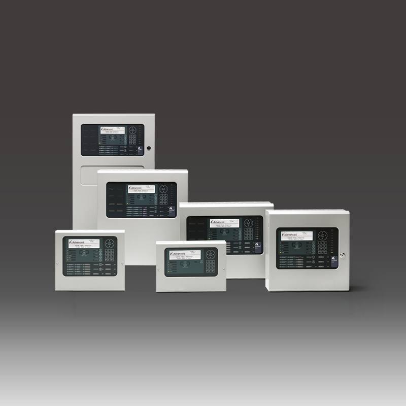 MxPro 5 addressable fire alarm panel in a variety of sizes